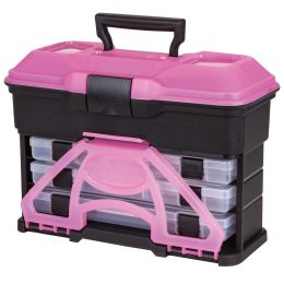 Flambeau T3 Frost Series Mini Front Loader Tackle Box Pink